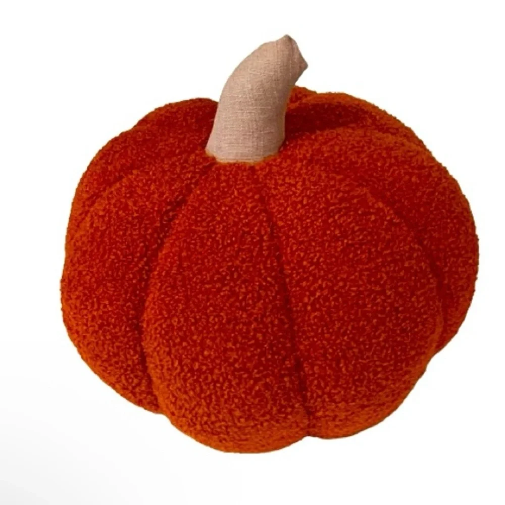 NWT- Plush Fleece Fabric Pumpkin Pillow Size: 41.5